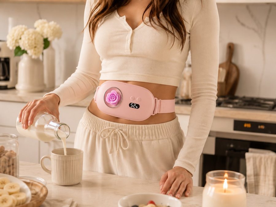 Wearing it in the kitchen